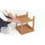 Table d'appoint carrée 16 po Hdpe Adirondack, table de bout résistante aux intempéries avec tablette de rangement-25645929