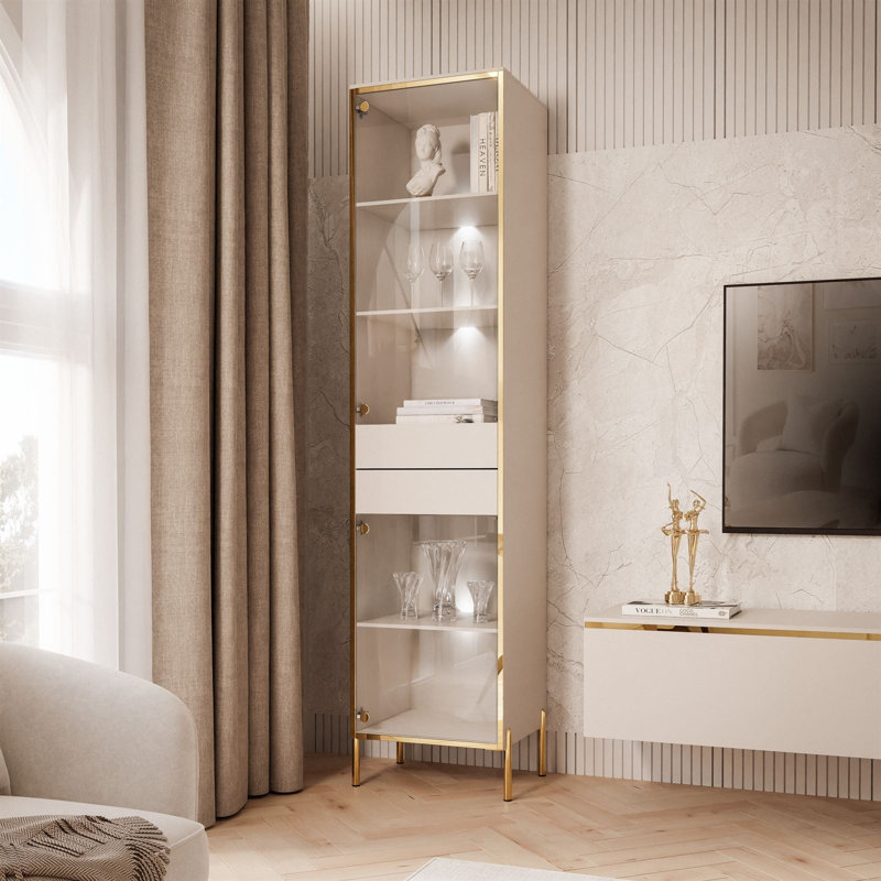 Aurora Display with LED Lighting, Cashmere