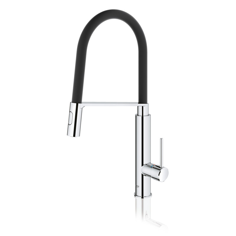 Concetto™ Pull Down Touch Single Handle Kitchen Faucet With Accessories, StarLight Chrome