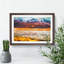 Flamingo Lake in Bolivia in Abstract - Picture Frame Graphic Art Print-55730496-55730499