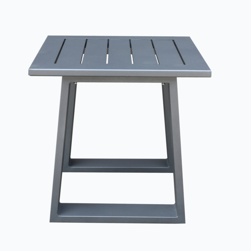 Jovens Rectangular Aluminum Outdoor End Table