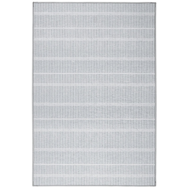 Samson Grey Machine Washable Rug, Rectangle 2' x 3'