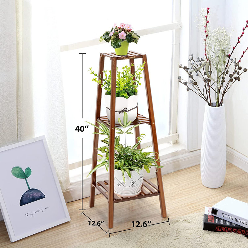 Support pour plante en bambou Arvile