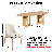 Wood Dining Set With Oval Table And Upholstered Chairs-B-116467721-116467720