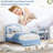 Twin LED Upholstered Bed Frame, Easy Assembly Space Saving-232119160-232119163