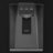 ZLINE Autograph 36 in. Black Steel Counter-Depth Refrigerator w/ Handles-84974040