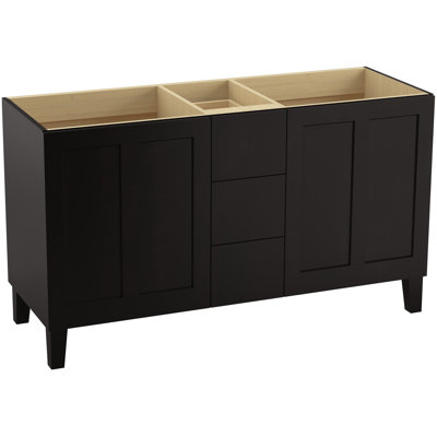 Poplin 62" Double Bathroom Vanity Set