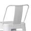 Rayne - Tabouret à hauteur de comptoir en métal 24 po (ensemble de 2) - Blanc vieilli