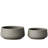 2-Piece Bowl Concrete Planter Set (13" /16"), Weather-Resistant for Patio & Garden Decor, Warm Gray-9782866-9782865-9782864