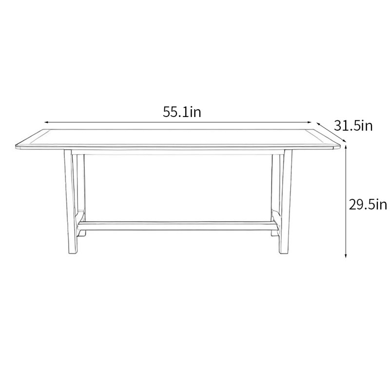Giunta, 29.5”H x 55.1”L x 31.5”W