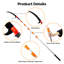 Tailleuse d'arbre extensible manuelle 26pi avec manche de scie