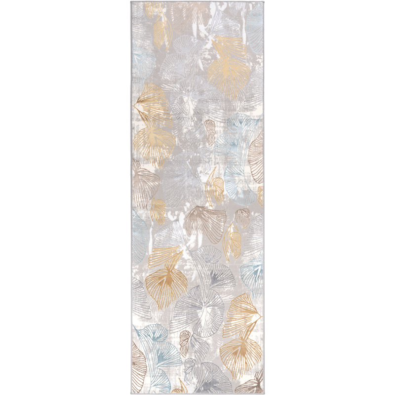 Floral Indoor Rug, Runner 2'8" x 7'8"