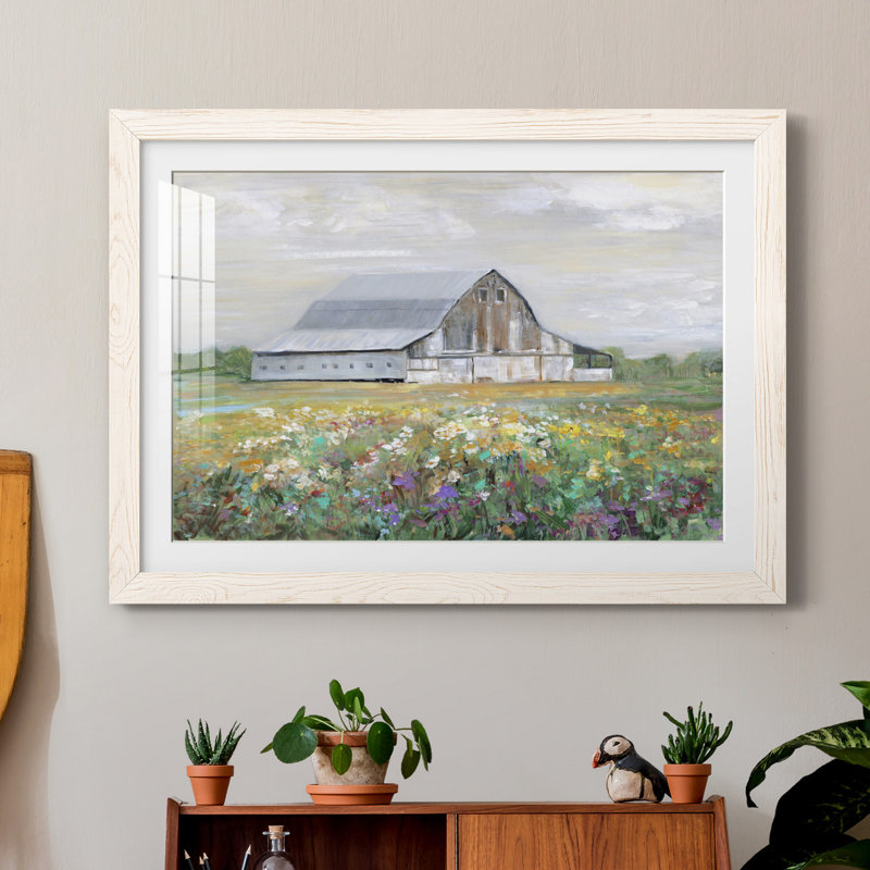 Country Fields - Cadre photo, impression sur papier, Papier encadré blanc, H 37,5 po x l 27,5 po x P 1,5 po