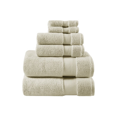 1000Gsm 100% Cotton 6 Piece Towel Set