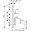 AXOR Citterio Thermostatic Trim With Volume Control Valve Trim Only-90859527