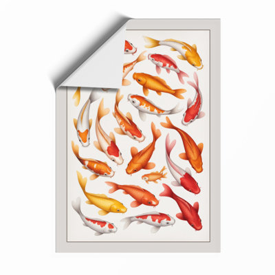 Koi Dance Modern - Framed Print