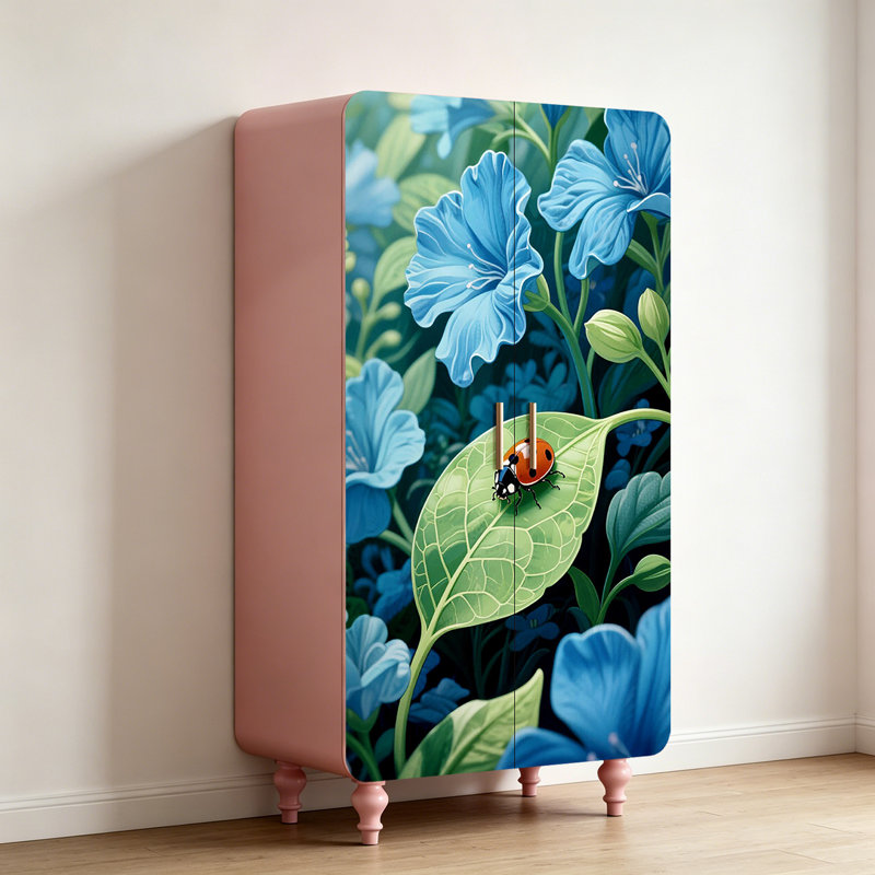 Armoire moderne française à double porte indépendante