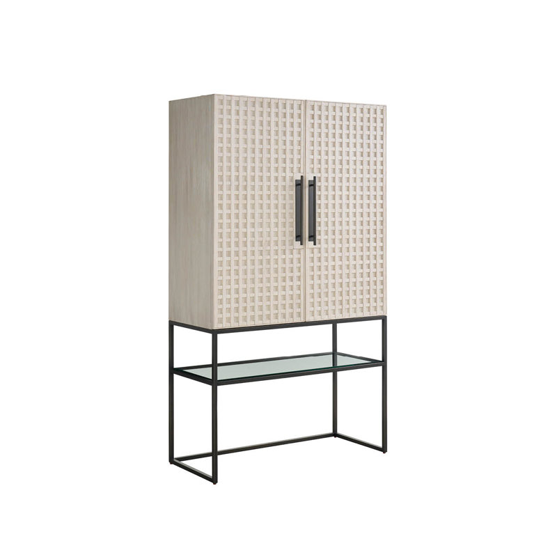 Dwell Bar Cabinet, Ivory
