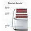 Grille-pain 4 tranches, fentes très larges, grille-pain rétro en acier inoxydable Longdeem, 6 options de brunissage, fonction d'arrêt automatique et de fonction congelée, pain de fruits grillé, bagel et gaufre-106437873