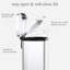 Poubelle à pédale, poubelle en acier inoxydable, poubelle à fermeture en douceur avec seau intérieur en plastique amovible, résistant aux empreintes digitales, poubelle à couvercle, combinaison pour la maison de cuisine-100742167-100738184