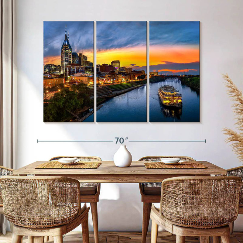 Croisière sur la rivière Rash Nashville, H 42 po x l 65 po
