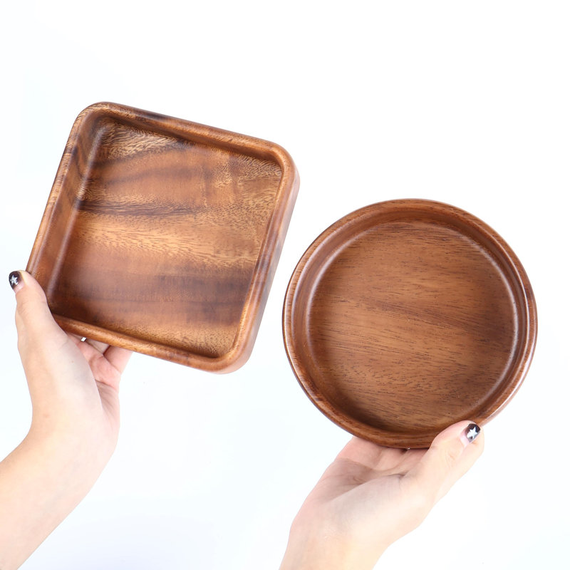 Millwood Pines Chrysanthi Walnut Platter