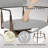 Mid-Century Modern Swivel Counter Stool With Solid Wood Frame-1294302799