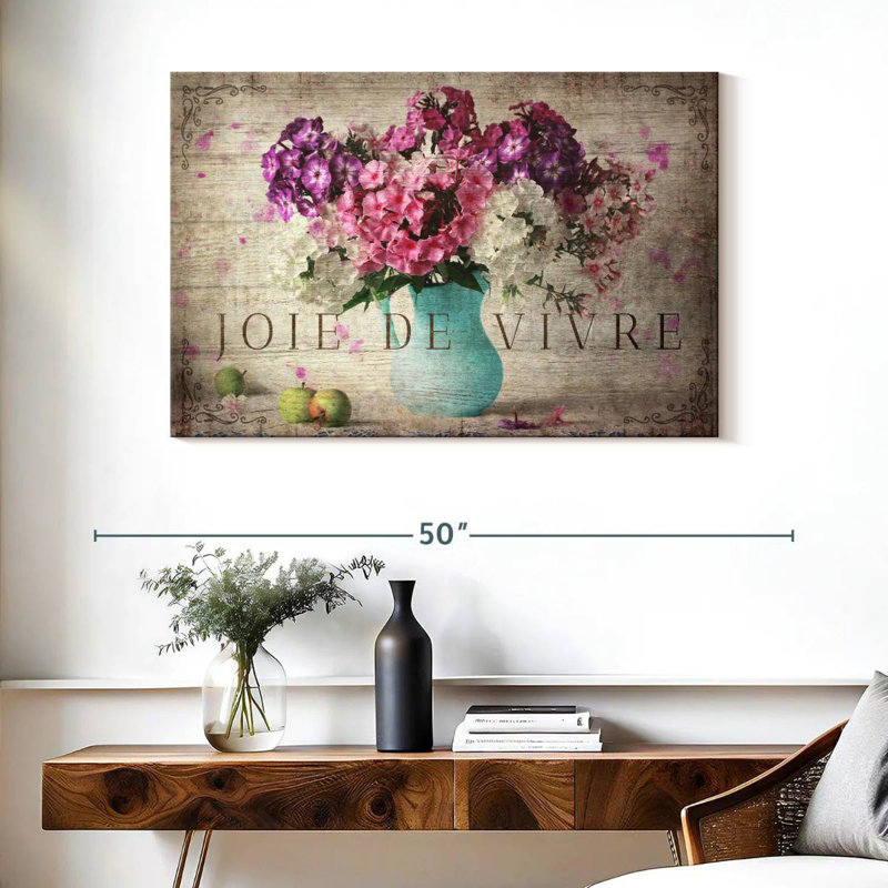 Harnek Wood Style Joie De Vivre, 26" H x 39" W