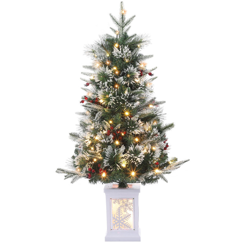 Arbre de Noël artificiel 36 'en cèdre illuminé