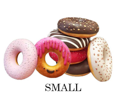 Jadia Small Donut Set Over Sized Statue
