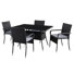 Aalliyah 4 - Person Wicker Patio Dining Set with Rectangular Table , Cushions Included
