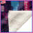 Pink Cityscape Scene Blankets-129211645