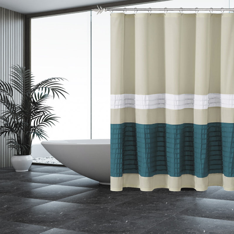 Hiren Striped Shower Curtain