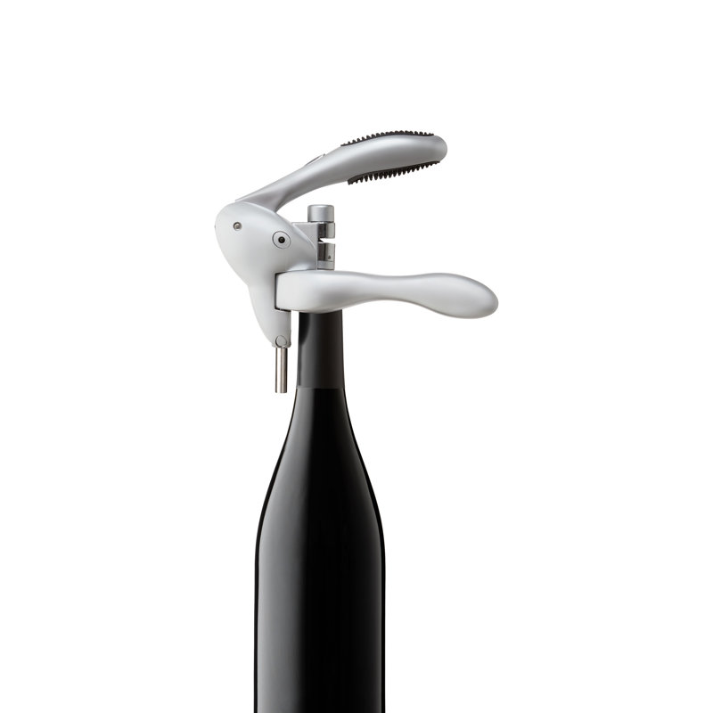 Rabbit Wine Tool Kit, 6-Piece Set, Silver