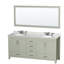 Sheffield 72" Double Bathroom Vanity Set with Mirror-1270602863-1291003098-1291003100