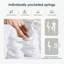 Matelas, matelas hybride, ressorts ensachés individuellement, fermeté moyenne-117406001-117405999