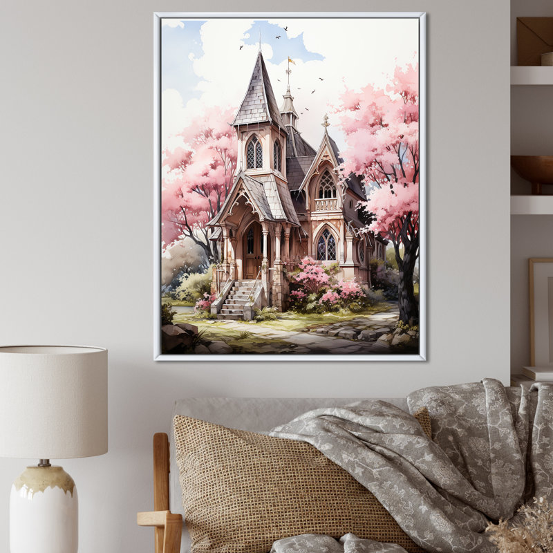«Forever Yours Wedding Chapel», reproduction sur toile, H 32 po x l 16 po, Cadre photo argenté