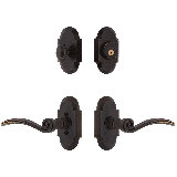 Nostalgic Warehouse Cottage Entry Set with Swan Lever