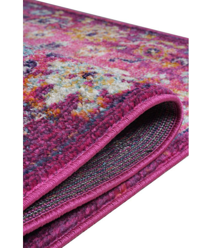 Demetri Floral and Geometric Shapes Indoor / Outdoor Area Rug, Rectangle 2'7" x 4'11"