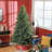 Hinged Xmas Tree with Foldable Metal Stand