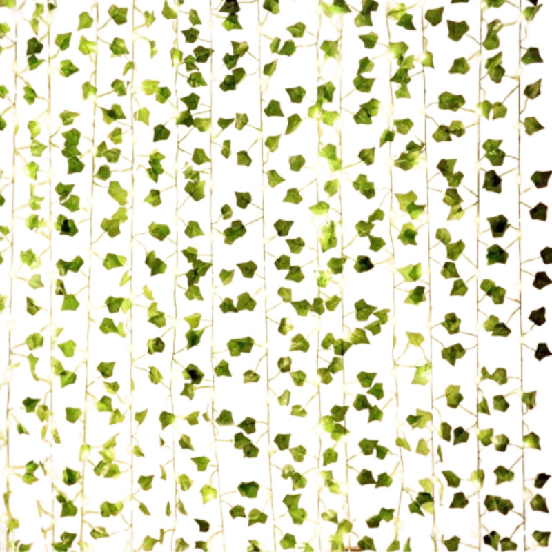 12 Pack 84Ft Artificial Ivy Leaf Garland with 100 LED Fairy String Lights,Fake Green Leaves Hanging Vine Faux Flowers Decoration for Indoor,Outdoor,Kitchen,Garden,Office,Wedding,Wall.