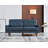 Faux Leather Square Arm Loveseat-81892249-118588785