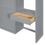 Lit escamotable mural avec bureau, armoire supérieure et tablettes de rangement, lit pliable peu encombrant-1654845061-1654845063