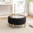 Miajah Upholstered Round Storage Ottoman-1328330034