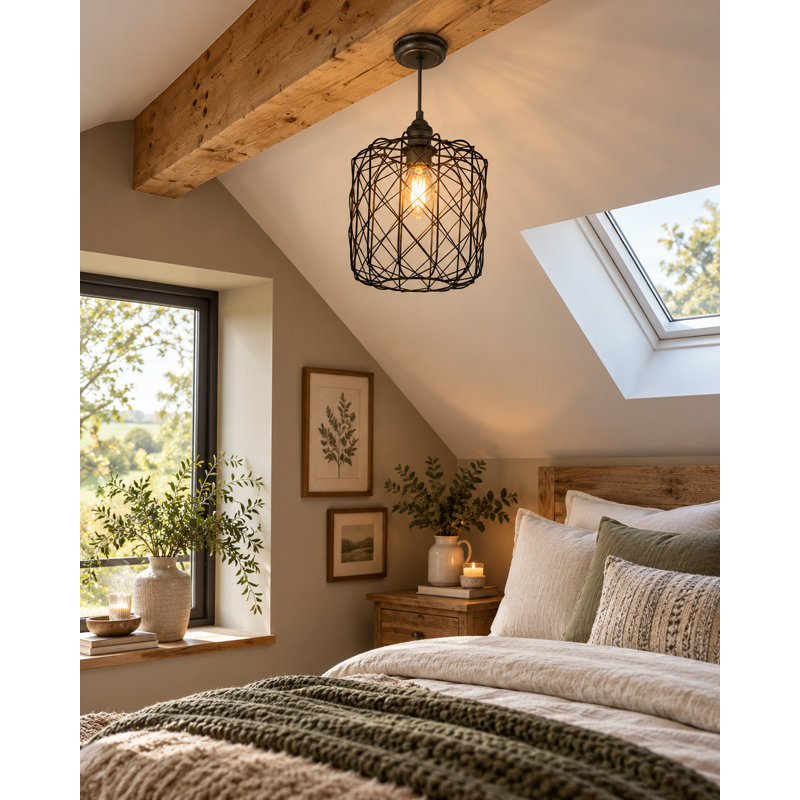 25 cm H Novelty Lamp Shade ( Screw On ) in Black
