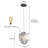 Forti 3 - Light Clear Crystal Pendant