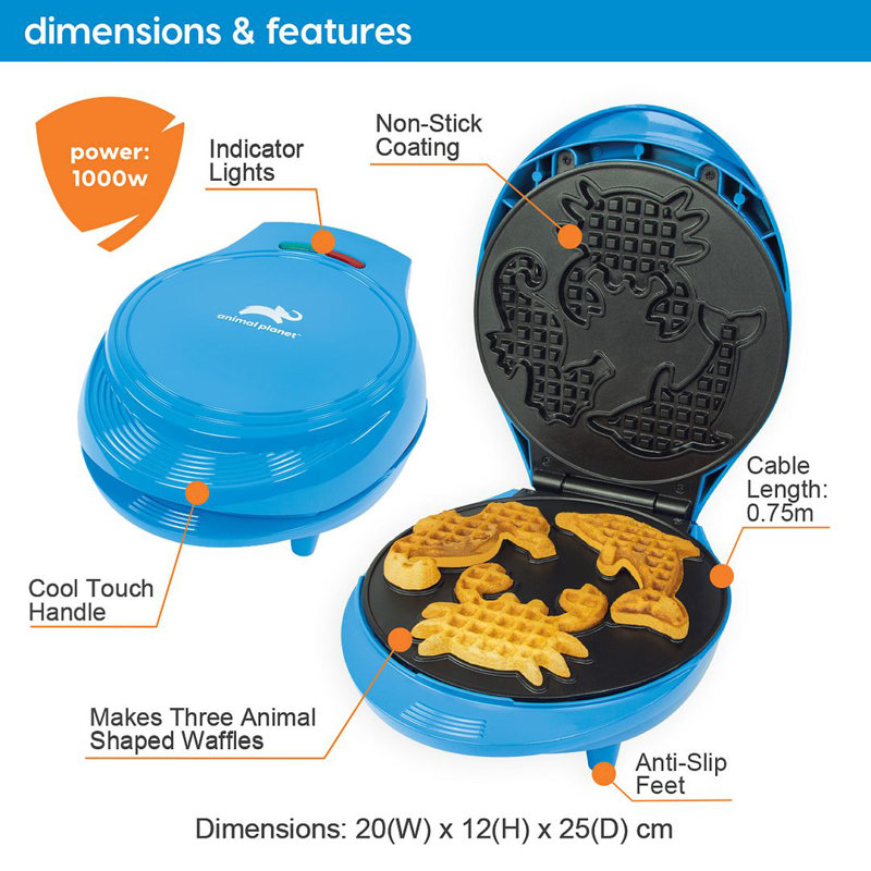 Animal Planet Waffle Maker