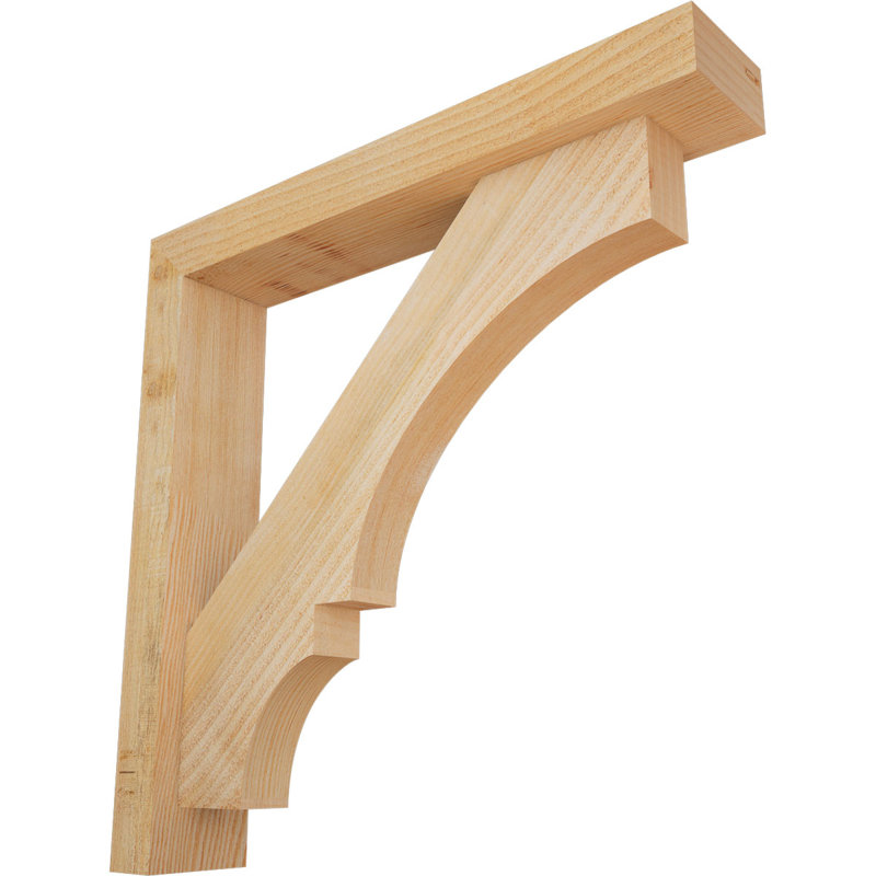 Support de bloc Balboa avec entretoise décalée, 22 X 22, Sapin Douglas de l 4 po (scié brut)