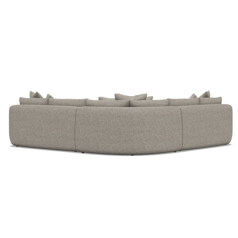 Jules Fabric 3 Pc Sectional, 1697-012