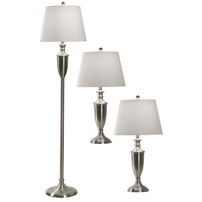 Tipler Floor and Table Lamp Set